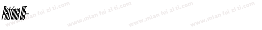 Patrima 05字体转换